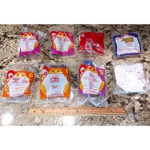 Lot Of 8 McDonald's Happy Meal Toys Yo, Yogi, Doug, Animal Kingdom 1991 To 2019
